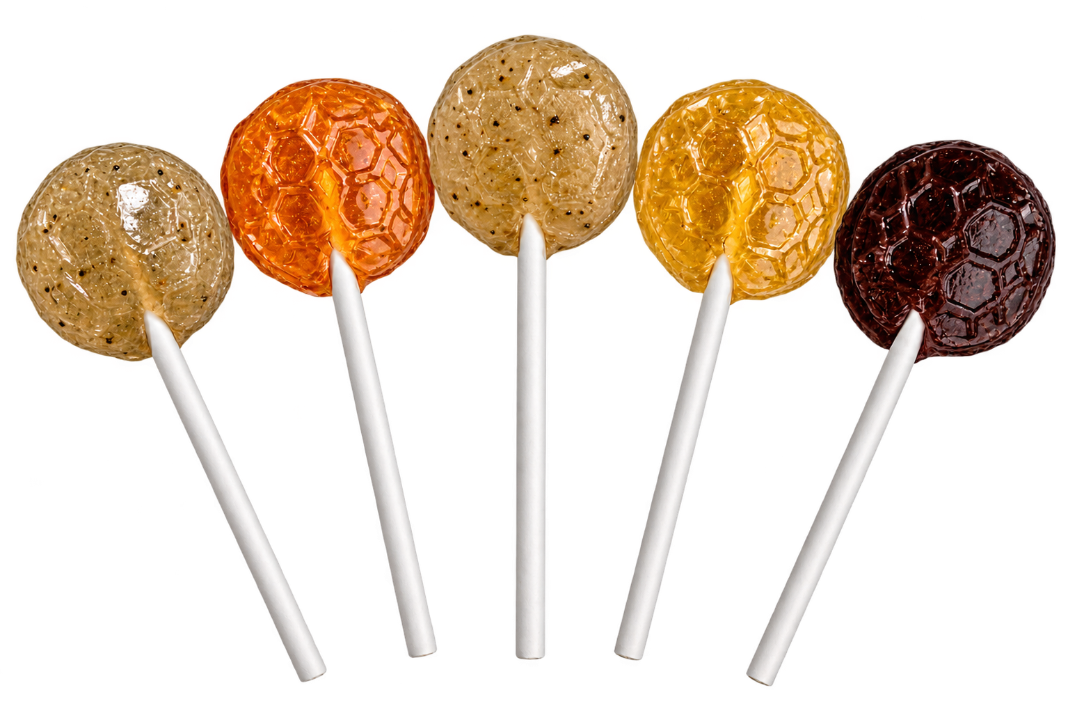 Bolsa de 25 Paletas de miel con propóleo