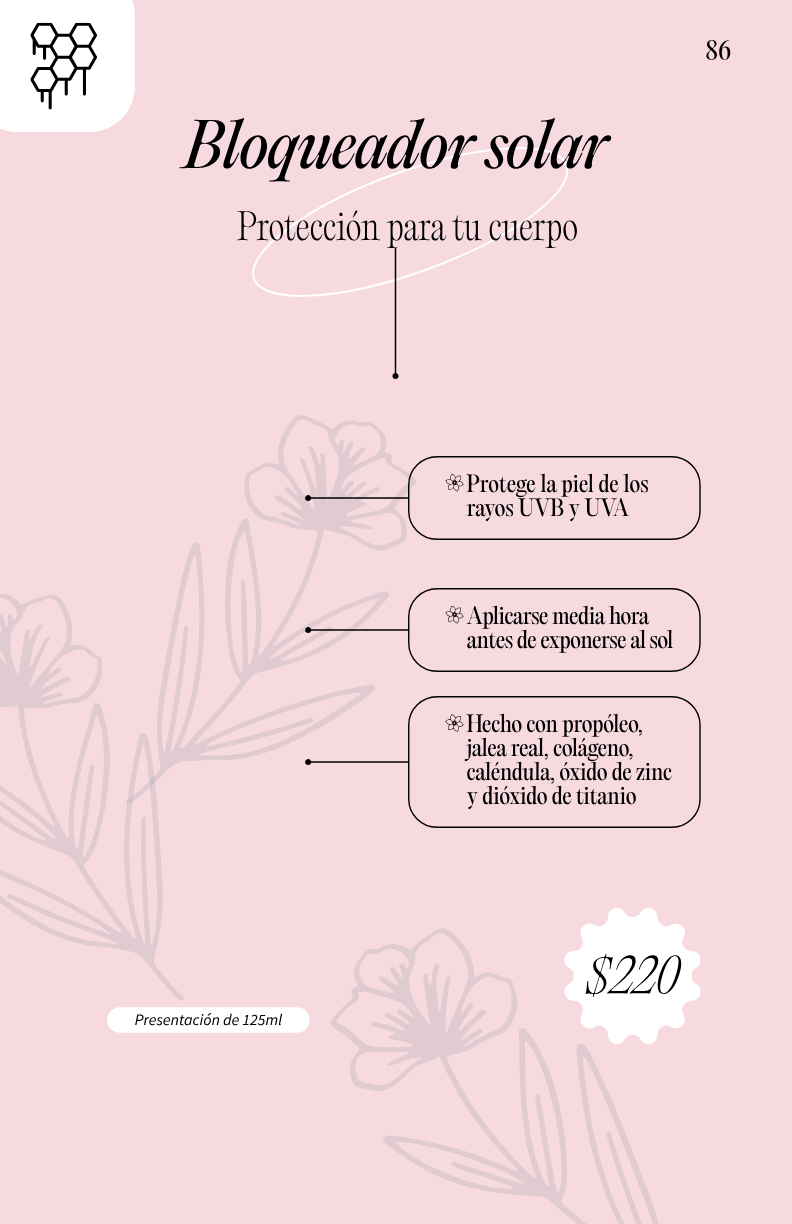 Protección para tu cuerpo Bloqueador solar